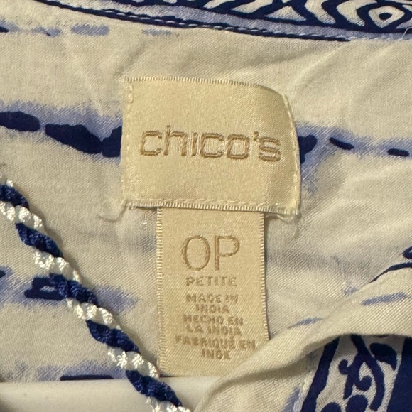 Chicos Blouse 0P - Picture 5 of 9